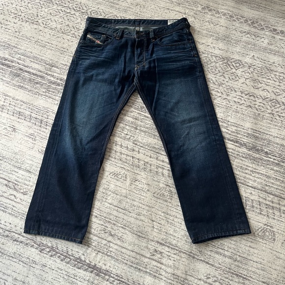 Diesel Industry Jeans Larkee Wash 0073N Regular Straight 36x30 Button Fly